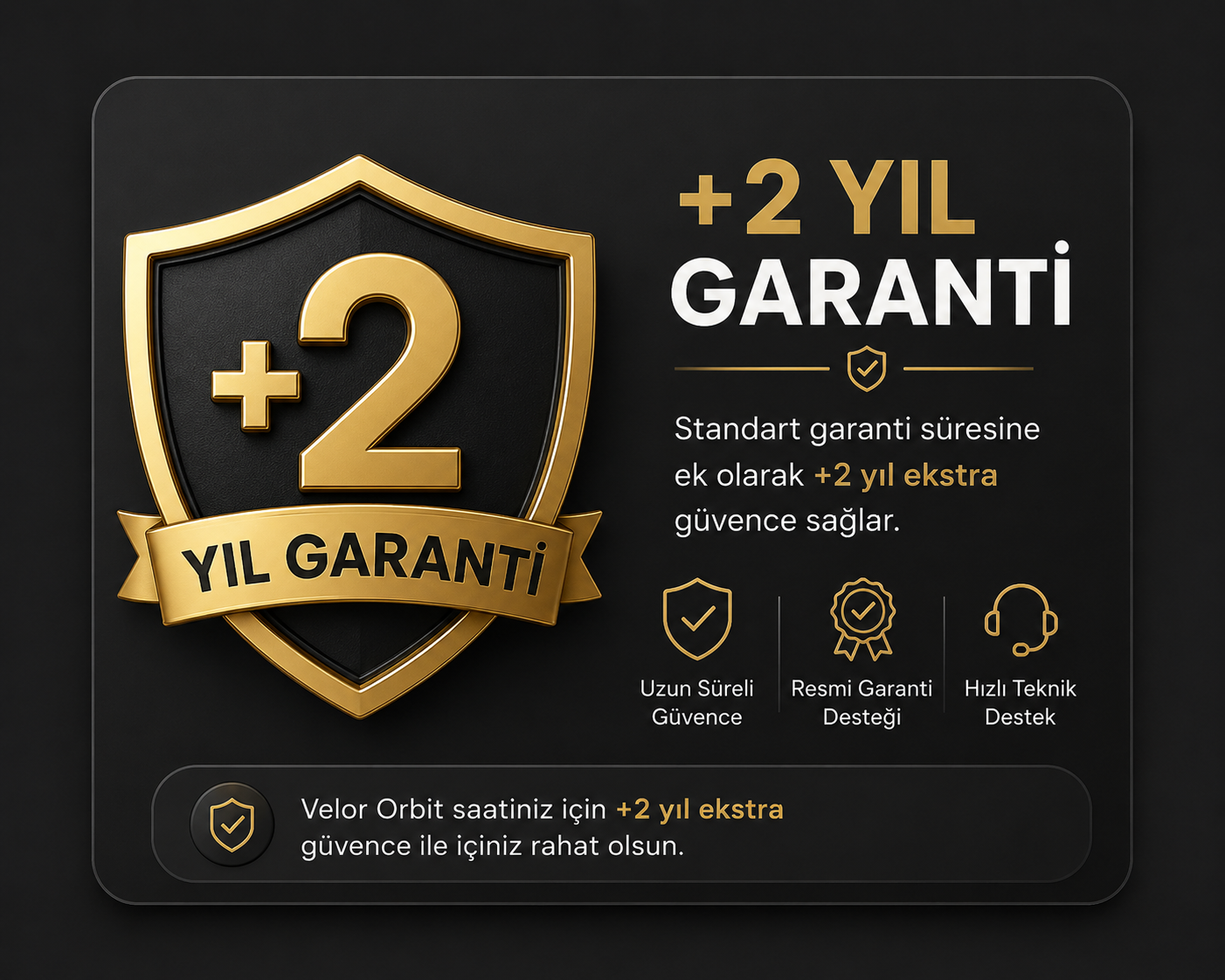 +2 Yıl Garanti